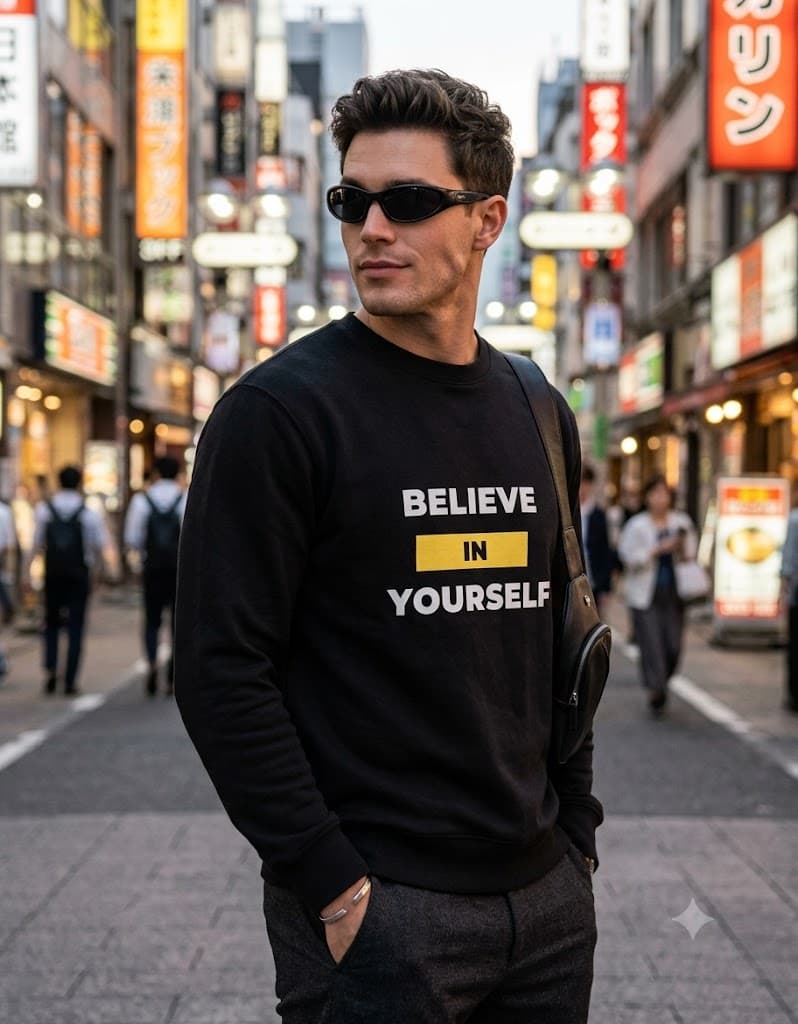 Full Sleeve Sweatshirt (Believe in Yourself)
