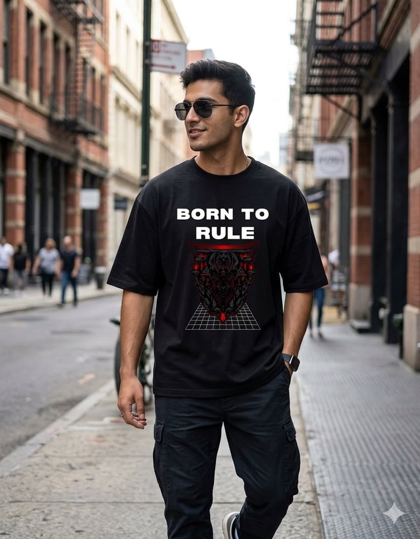 Oversized Classic T-Shirt (Born To Rule)